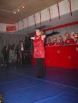 Gesang: Saskia Barth mit einem eigen text zum Niester Carneval